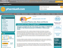 Tablet Screenshot of pharmiweb.com